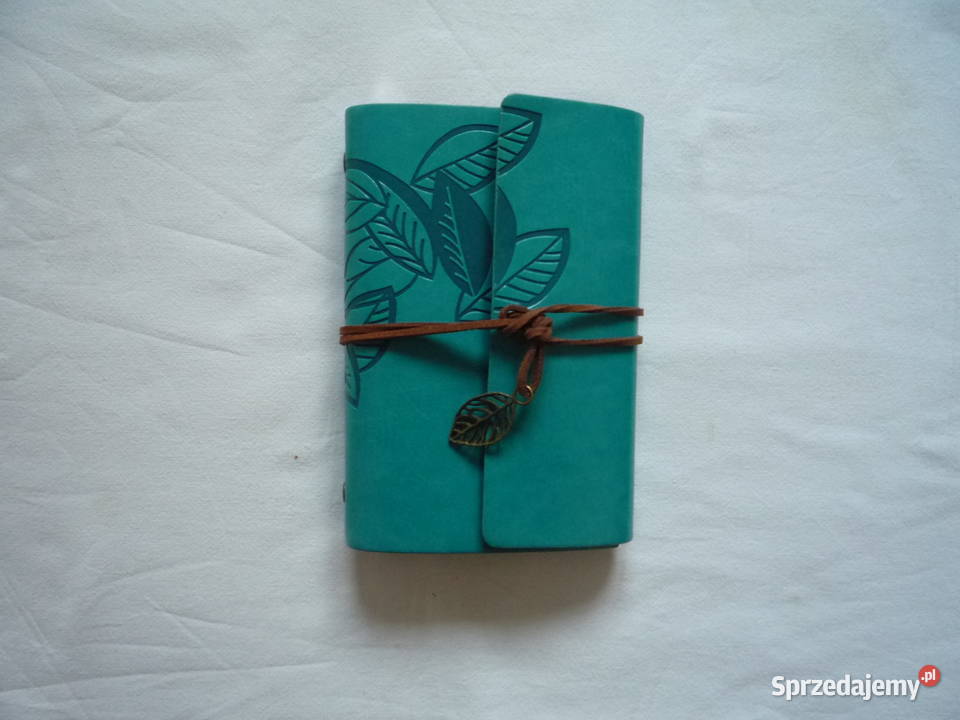 Notatanik turkusowy w stylu vintage Szczecin