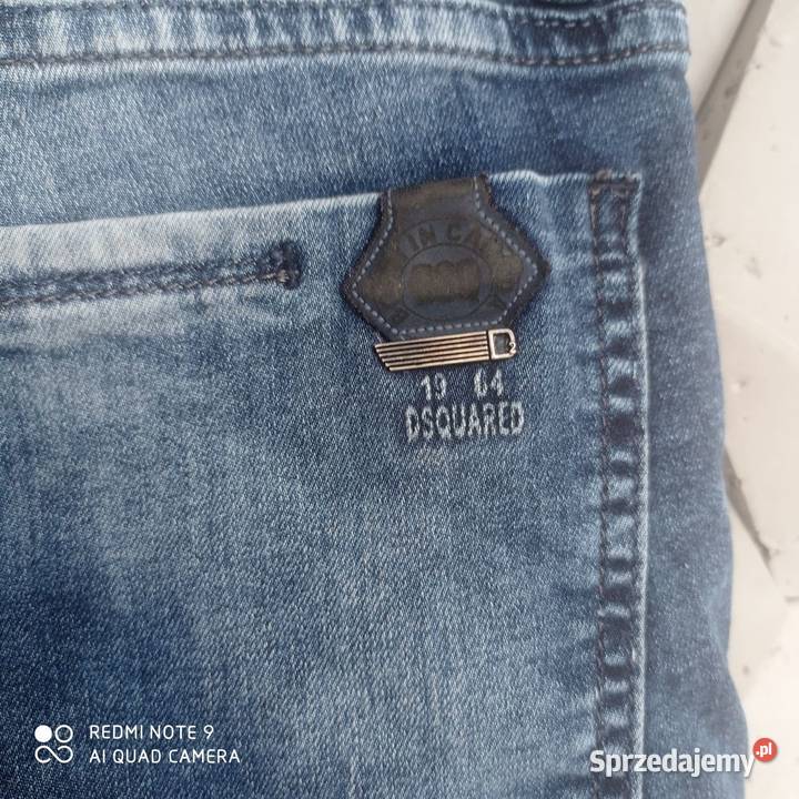Dsquared2 jeansy W32 L 34 niebieskie Rozmiar L