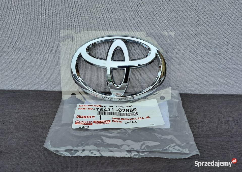 7543102080 emblemat logo znaczek Toyota Corolla Mielęcin sprzedam