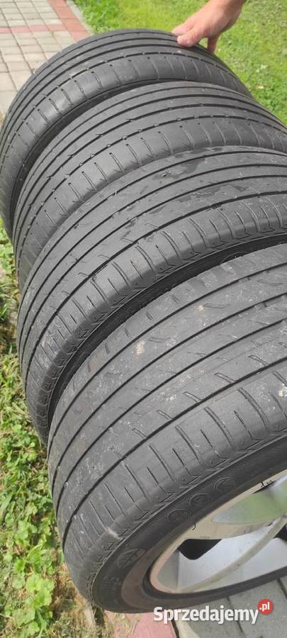 4 koła aluminium opony lato 20555 r16 5x114 64mm Koła i felgi Będzino
