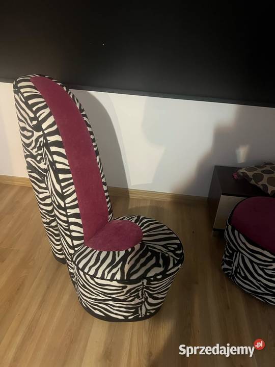 Zestaw designerskich mebli fotel w kształcie sprzedam