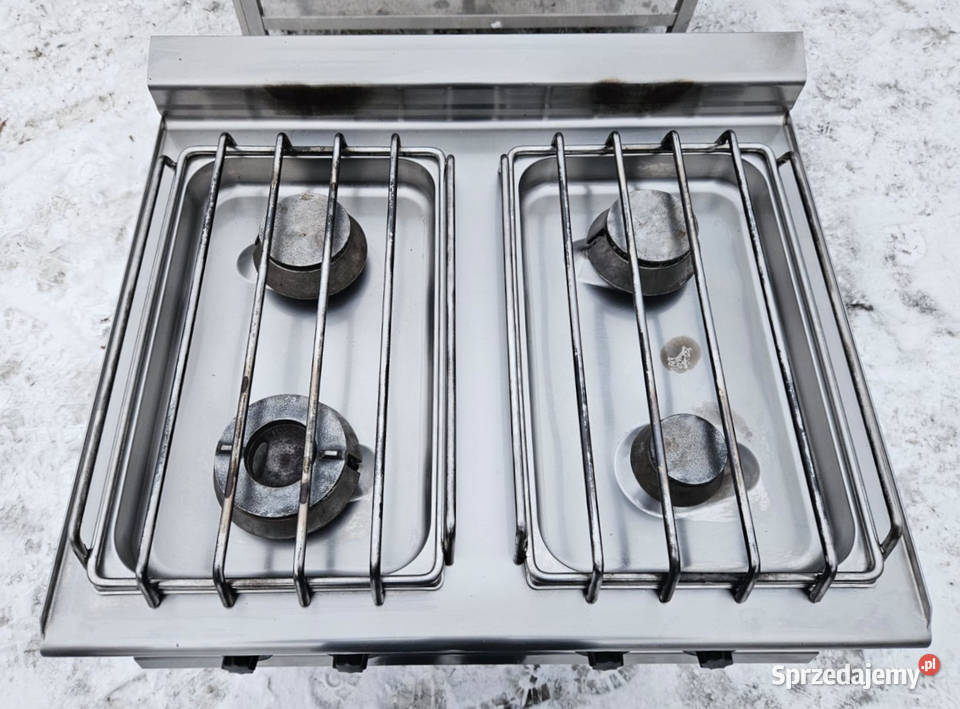 Kuchnia gazowa z półką RM GASTRO PC78 GP 22 kW