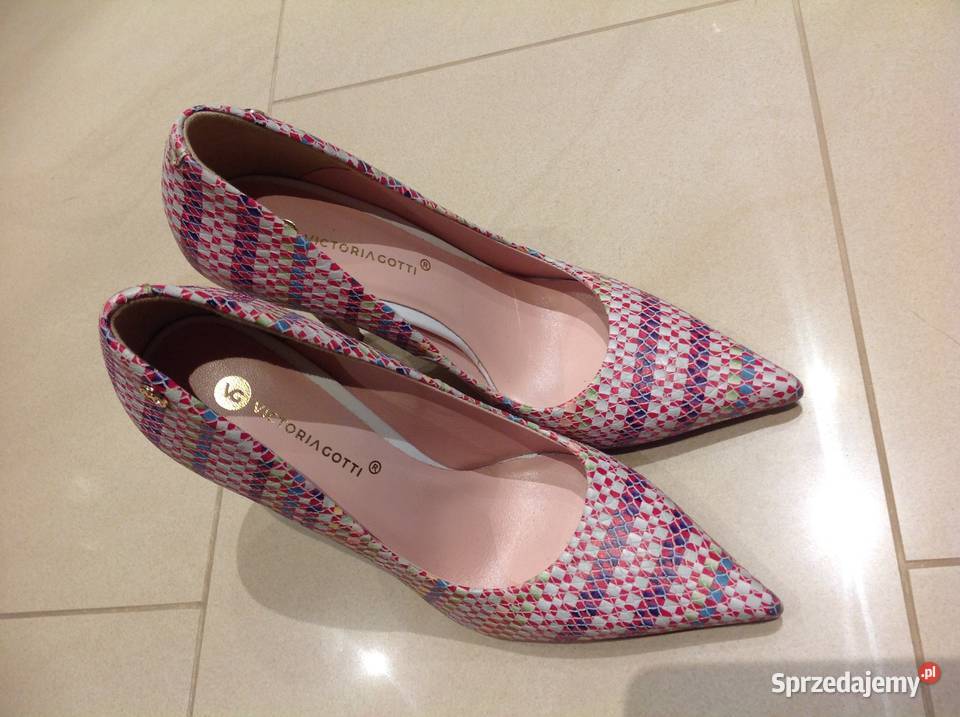Buty Na Szpilce Skórzane Victoriagotti 39 j nowe lubuskie Nowa Sól