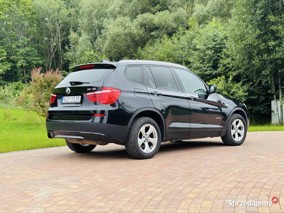 Bmw X3 F25 30 28i full kamery 360 czarna skóra ogranicznik prędkości Gołdap