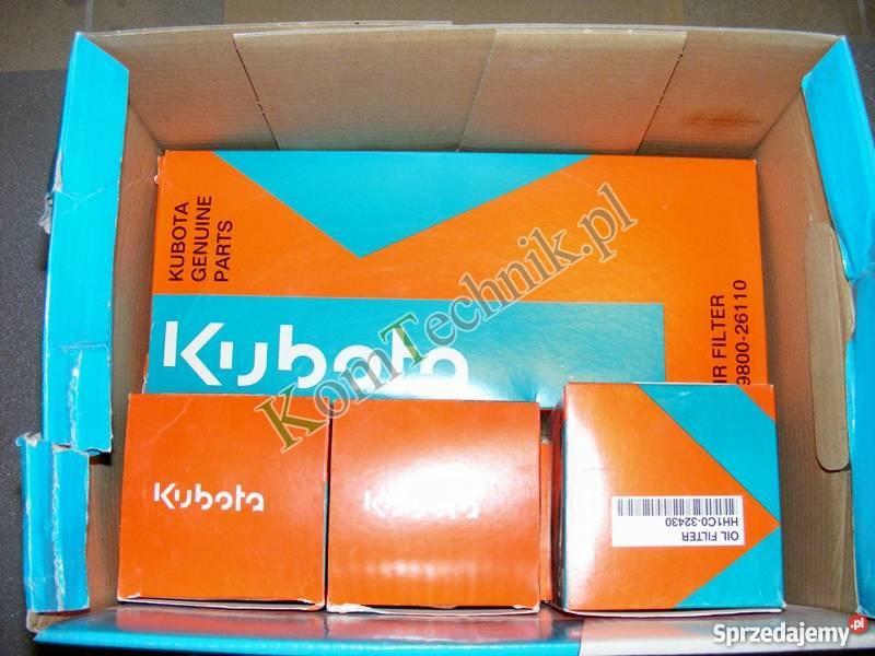 Filtry KUBOTA M6040 M7040 zestaw Service KIT Staniowice