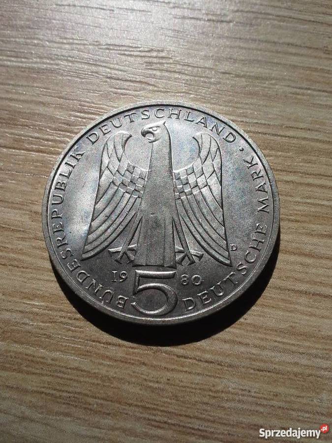 5 Marek 1980D okolicznościowa Numizmatyka Konin
