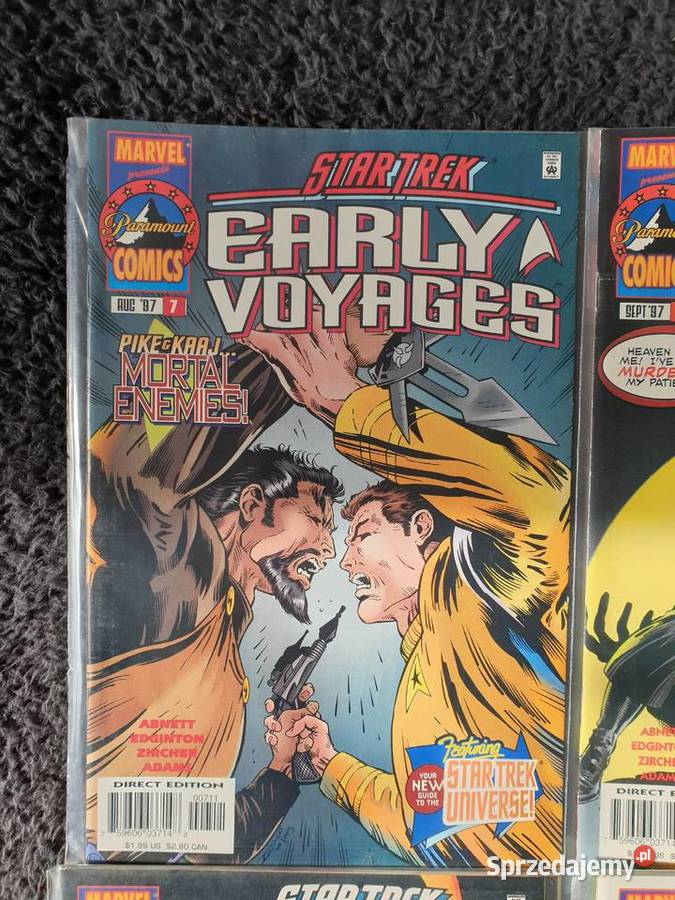Star Trek Early Voyages zestaw 4 komiksów Marvel Gdynia sprzedam