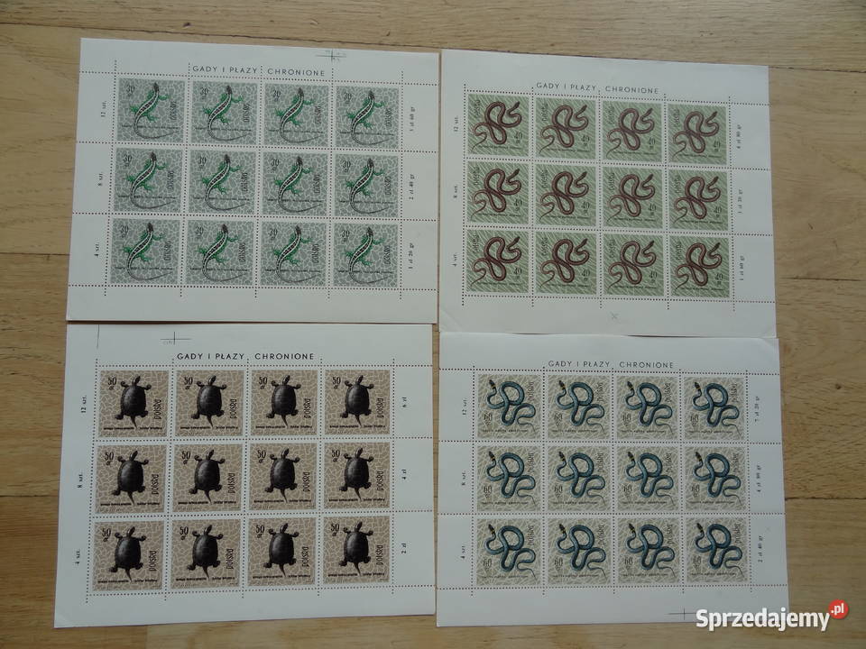 Znaczki pocztowe Polska Fi 12451256Ark Jarosław sprzedam