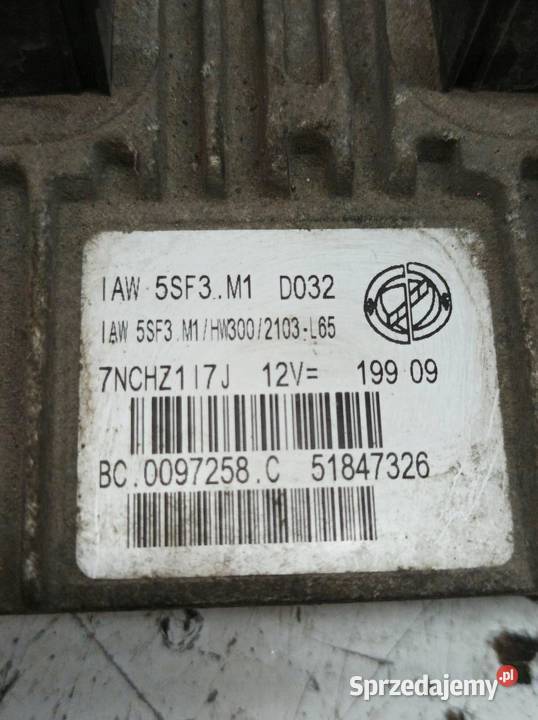 STEROWNIK SILNIKA 51847326 IAW5SF3M1 12 B 65