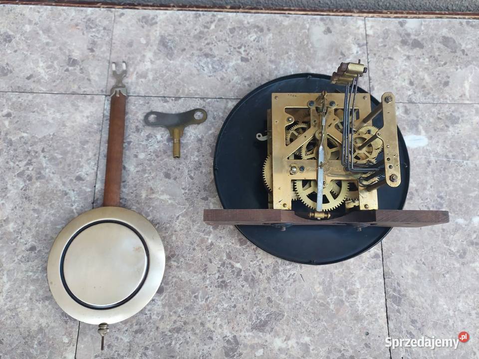 Stary zegar ścienny gabinetowy Junghans 1928r Tczew