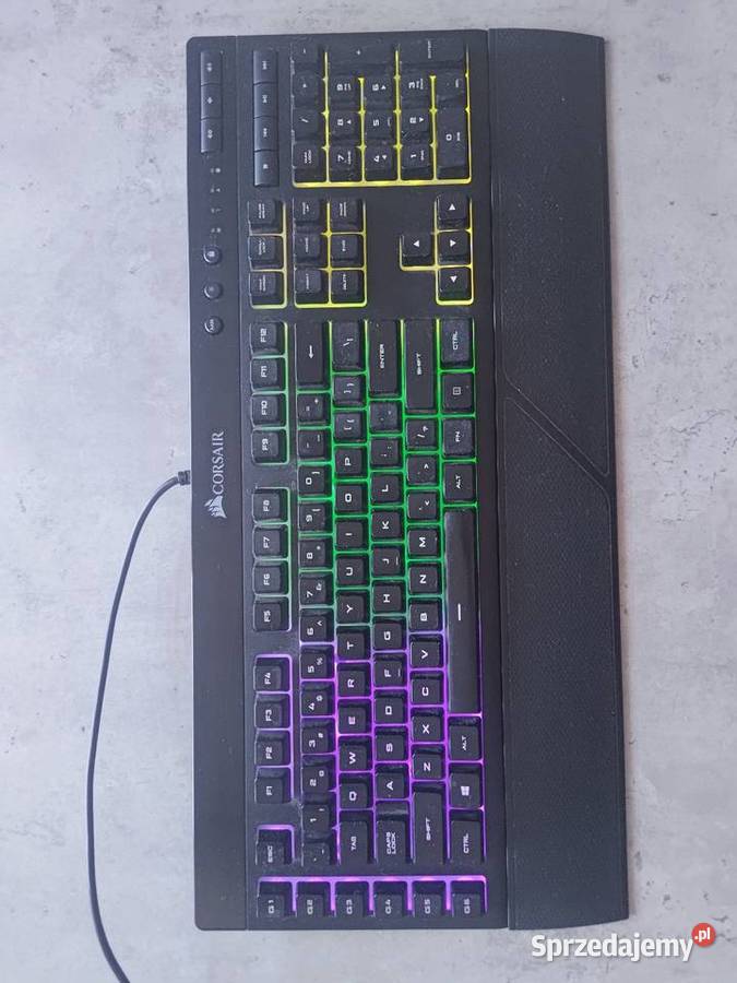Klawiatura Corsair K55 RGB RGB Oryginalne USB małopolskie Kraków sprzedam