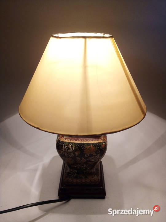 chińska porcelanowa lampa stołowa vintage Częstochowa