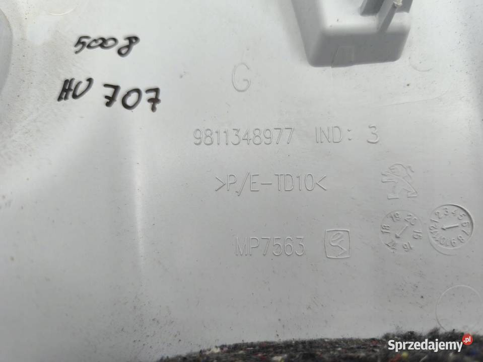 OSŁONA SŁUPKA LEWY TYŁ PEUGEOT 5008 II Progi sprzedam