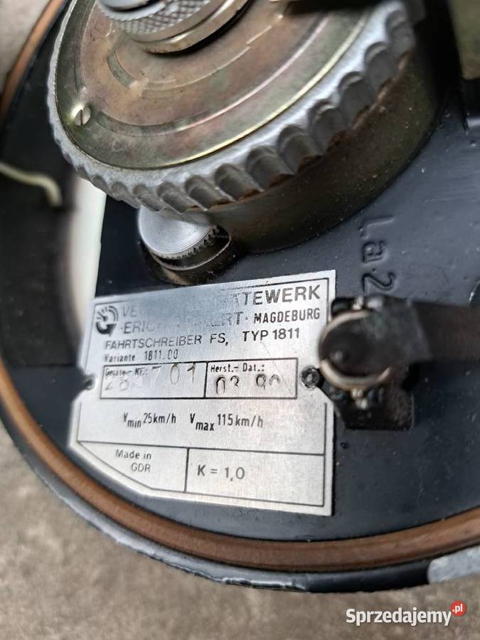 IFAL60 Tachograf Madei in GDR kolekcjonerski wielkopolskie Leszno sprzedam
