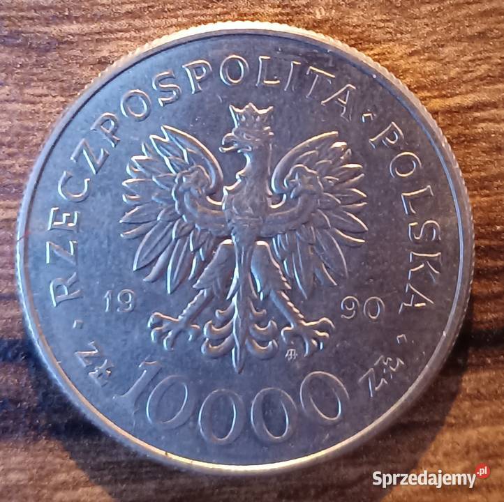 Moneta Solidarność 10000 10 lat 19801990 1990 Pozostałe Zbylitowska Góra