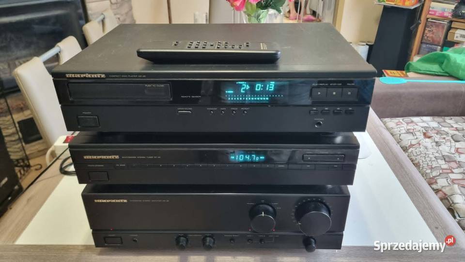 Wieża Marantz wzmacniacz PM30 2x35W tuner ST40 i Wieże i miniwieże Warta
