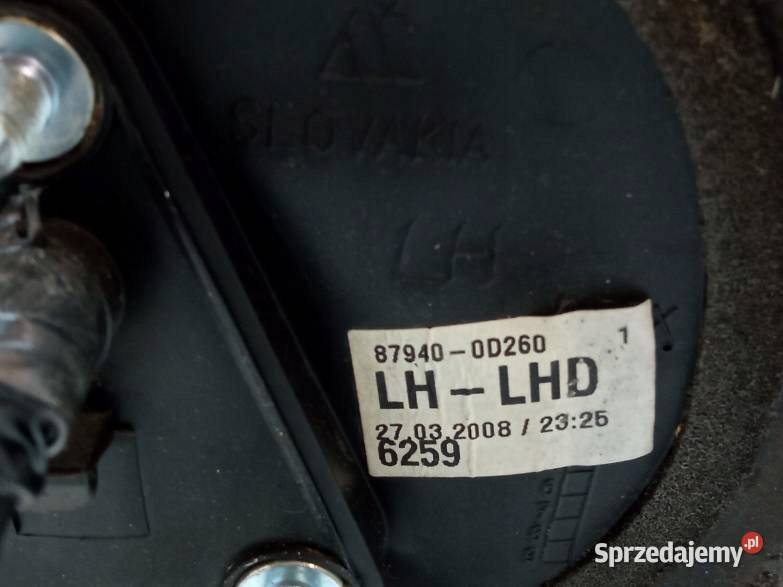 LUSTERKO LEWE 5PIN EUROPA 879400D260 Toyota Motoryzacja