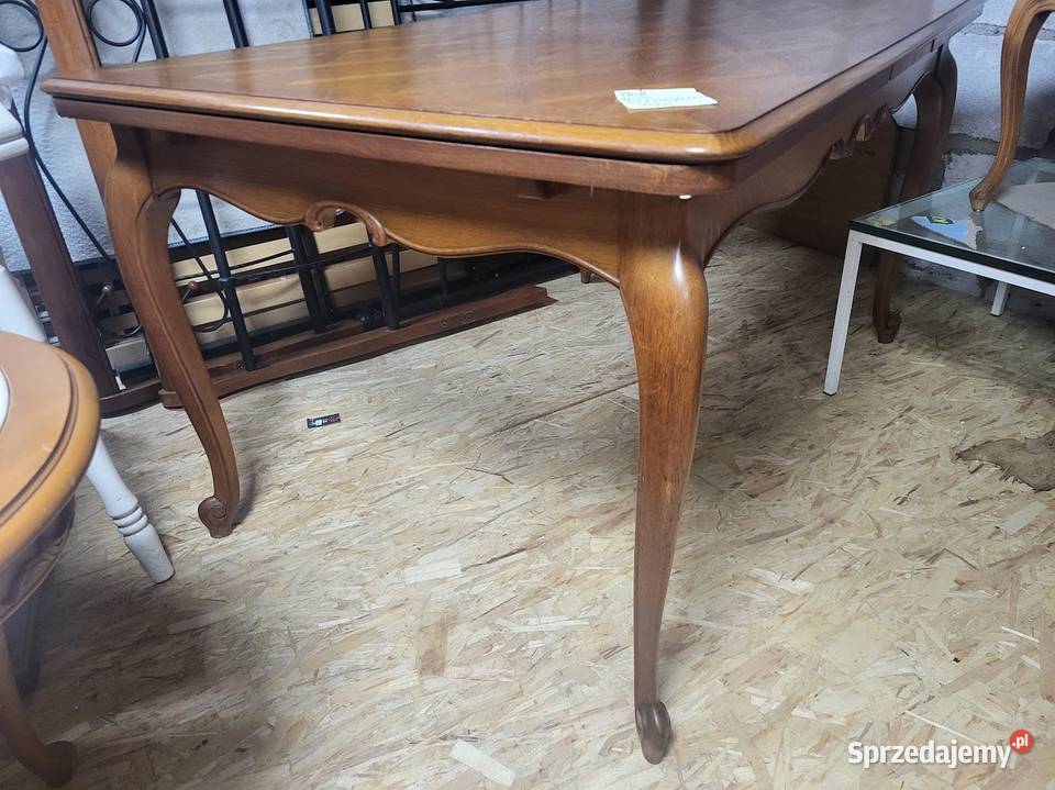 Stylowy stół LUDWIKOWSKI chippendale dębowy z Sypniewo