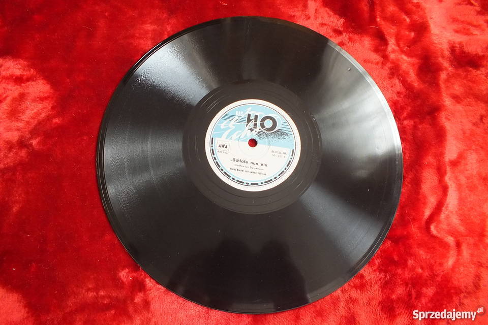 Płyta winylowa szelakowa niemiecka gruba i Płyty i kasety Żary