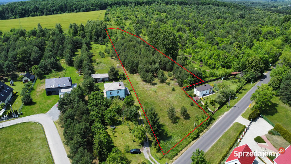 Działka rolnobudowlana 7500 m front 35m 7500m2 śląskie Zawiercie