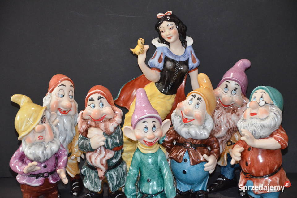 Roceram porcelana Królewna Śnieżka i Krasnoludki