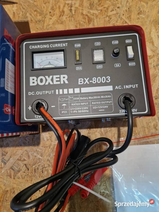 Prostownik Akumulatorowy 12V24V 300Ah BOXER Głogowa sprzedam