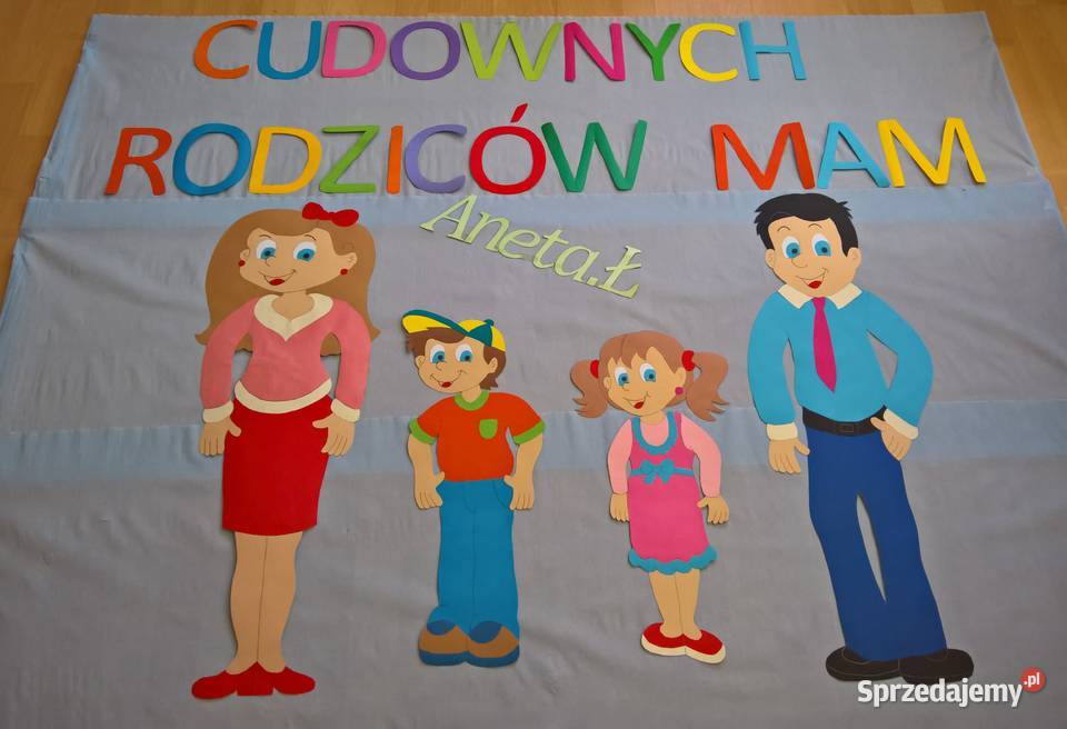 Dekoracje na Dzień Mamy i Taty z brystolu 504 Garwolin