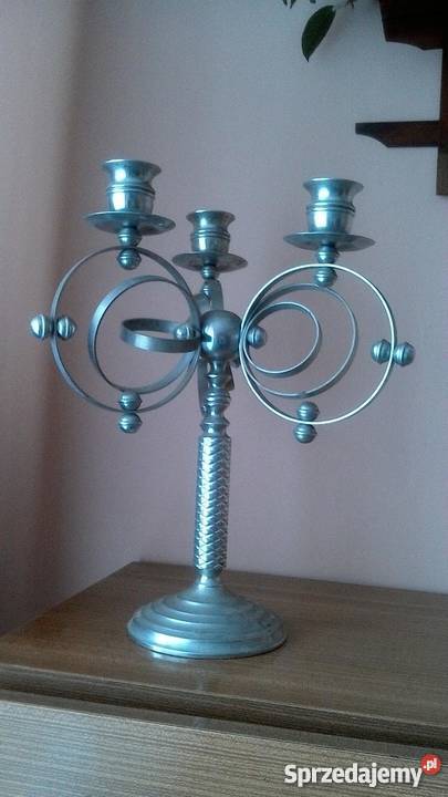 Świecznik trójramienny Ostrołęka sprzedam