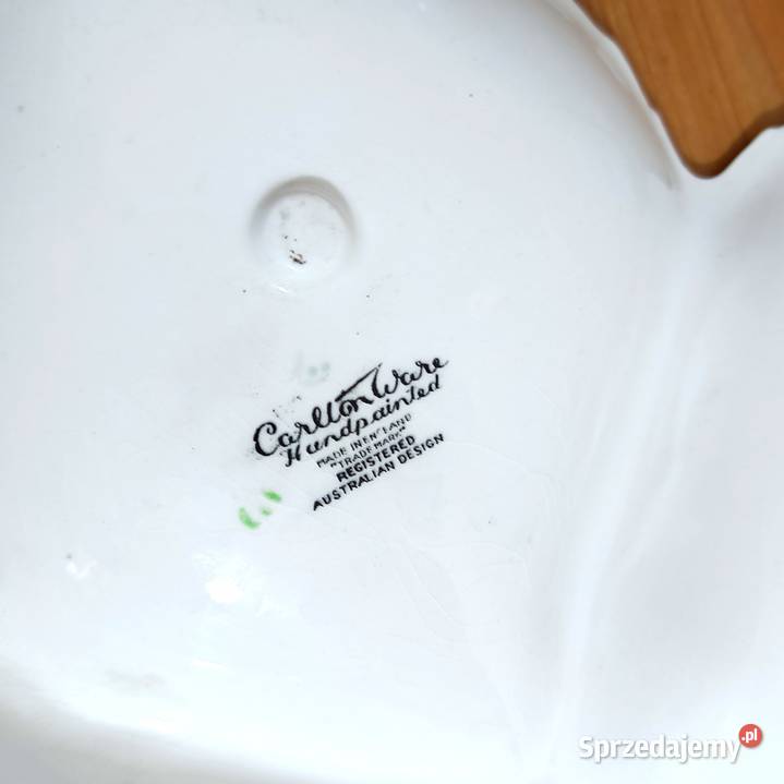 AntykTalerz trójdzielny Porcelana i szkło Szczytno