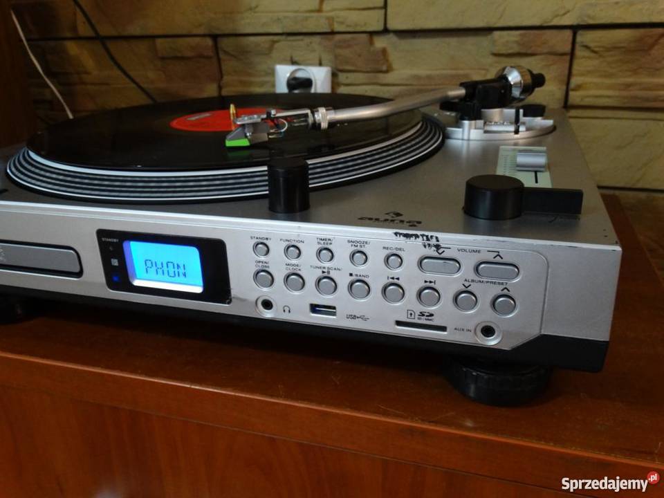 Gramofon igła CD radio USB mp3 REC Jasło