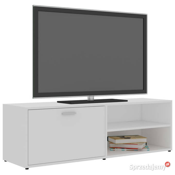 Szafka pod TV biała 120x34x37 materiał Warszawa