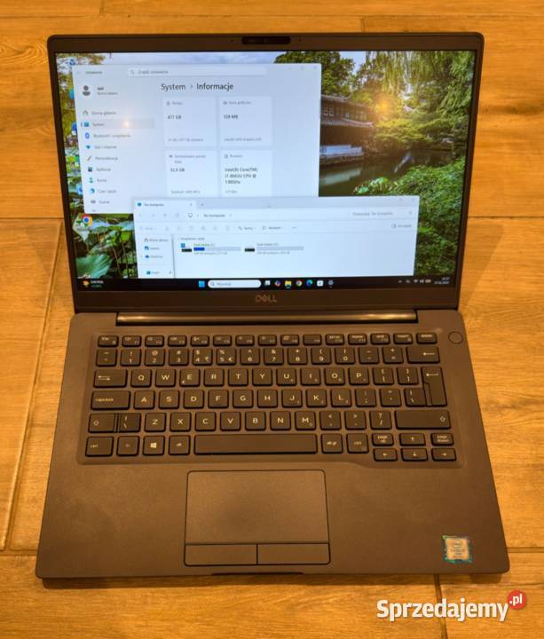 Laptop Dell Latitude 7400 i78665U 32GB dysk m2 Kraków