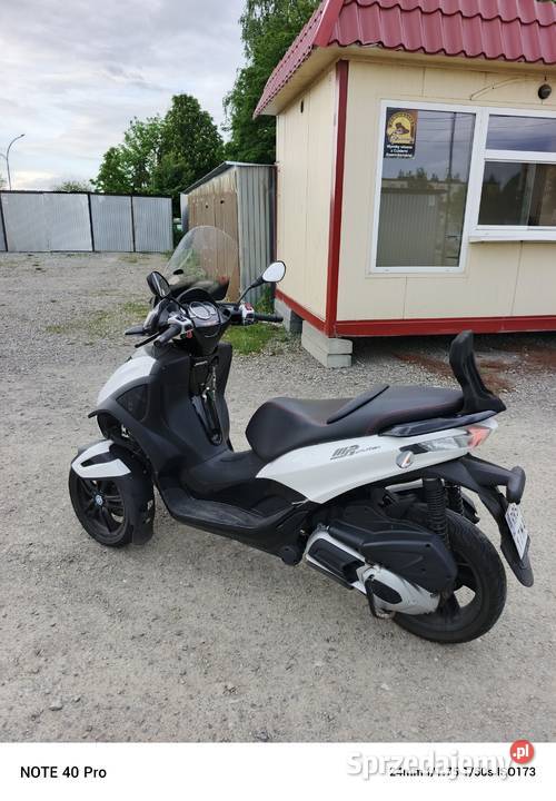 Piaggio MP3 zarejestrowany w Polsce Ropczyce