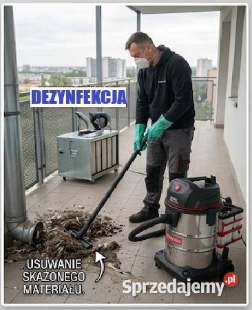Usługi sprzątania balkonu montażu siatek Wrocław