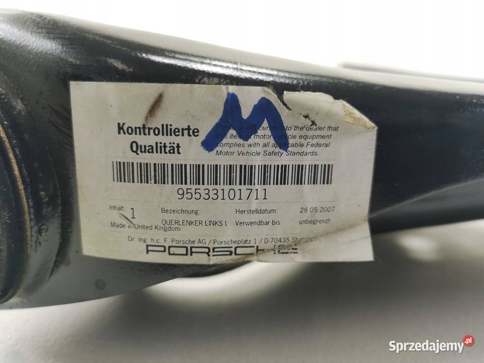 WAHACZ LEWY TYŁ PORSCHE CAYENNE 20032010