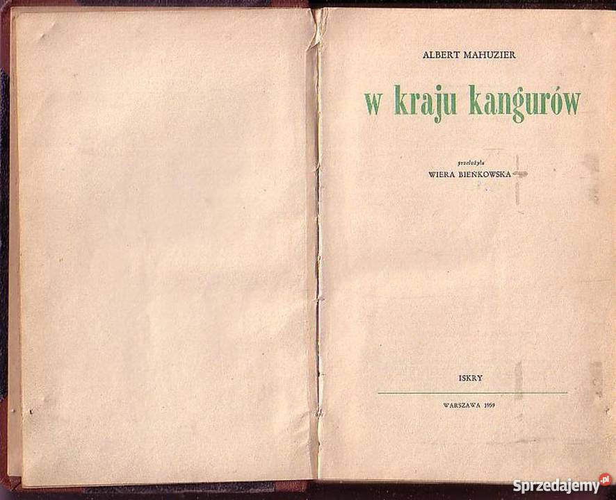 0421 W KRAJU KANGURÓW ALBERT MAHUZIER