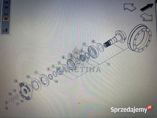 Carraro 2555s części Jastrzębniki sprzedam