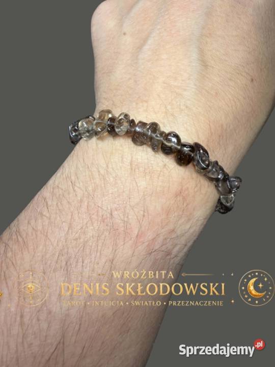 Bransoletka z kamieni naturalnych Kwarc Dymny na Chorzów
