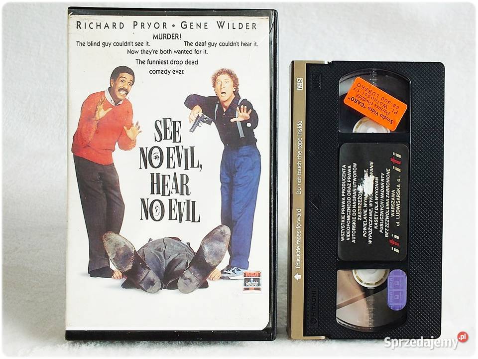 Kaseta VHS Nic nie widziałem nic nie słyszałem Żary