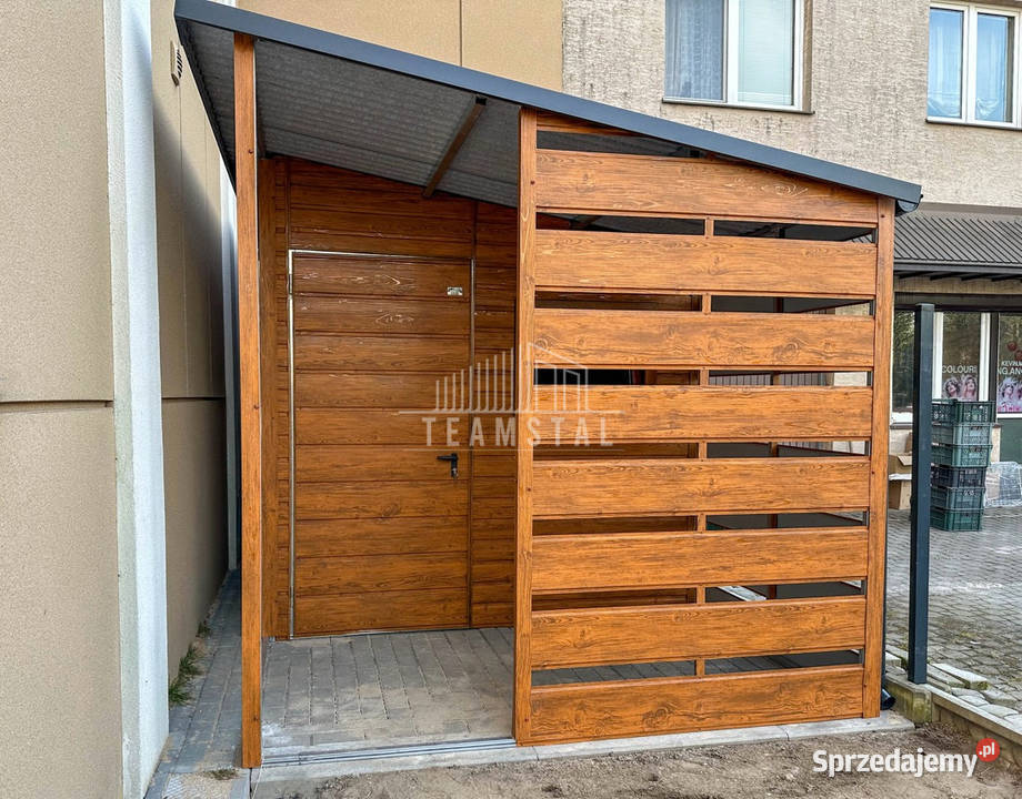 Schowek domek ogrodowy 25x4m wiata 15 m drzwi Legnica