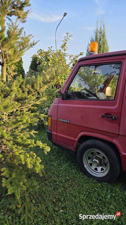 Mercedes MB100 24D 9osobowy strażacki oryginał Jelcz-Laskowice