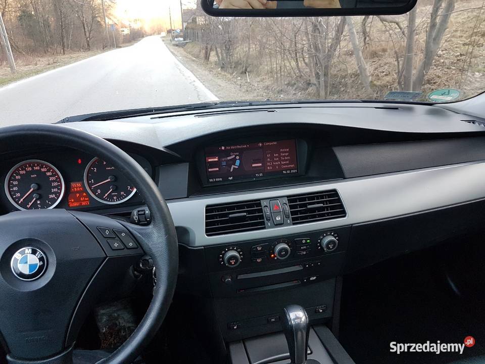 BMW e61 M54 pierwszy właściciel elektryczne lusterka małopolskie Myślenice