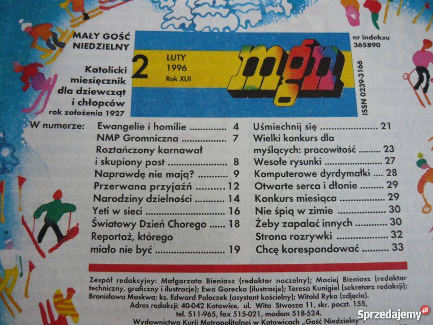 MAŁY GOŚĆ NIEDZIELNY 1996 2 Tarnów