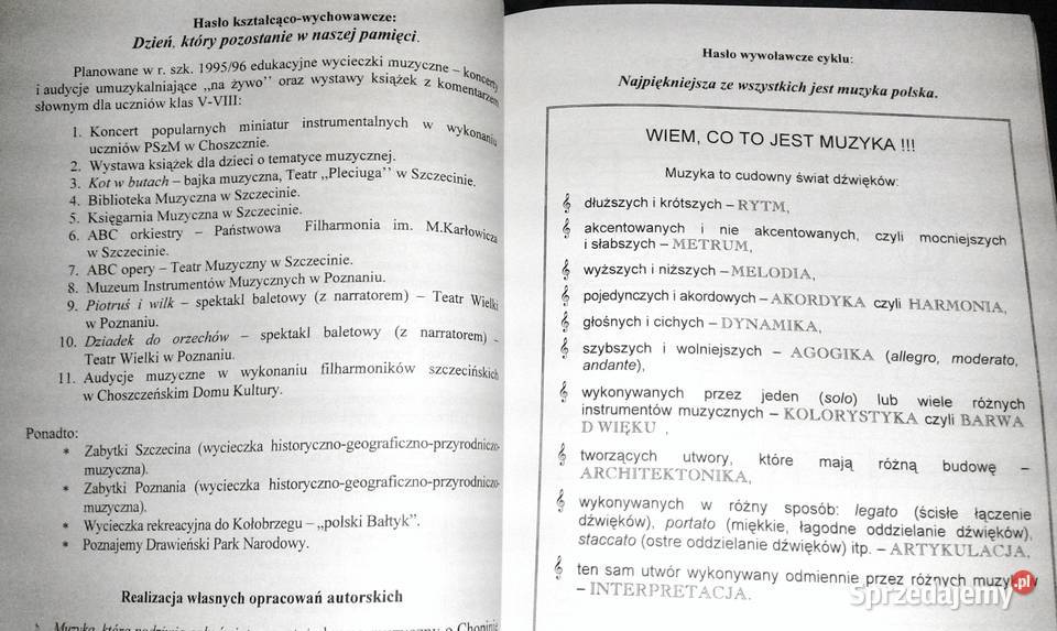 Korelacja muzyki z innymi przedmiotami Tomasz Chełm