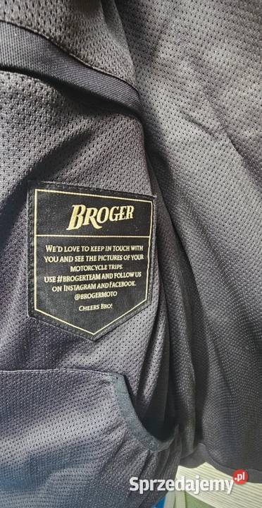 Kurtka motocyklowa Broger California Black L Piła