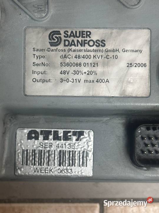 Sterownik Sauer Danfoss dACi KVFC10 48V 400A Antonie