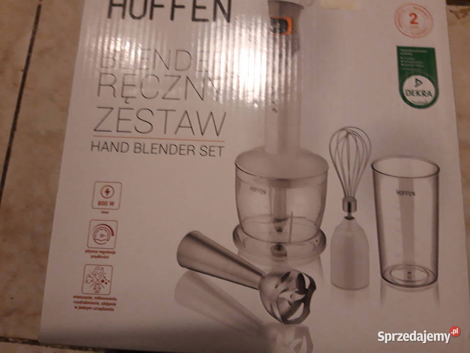 Hoffen Blender ręczny z malakserem pełny zestaw mazowieckie Warszawa