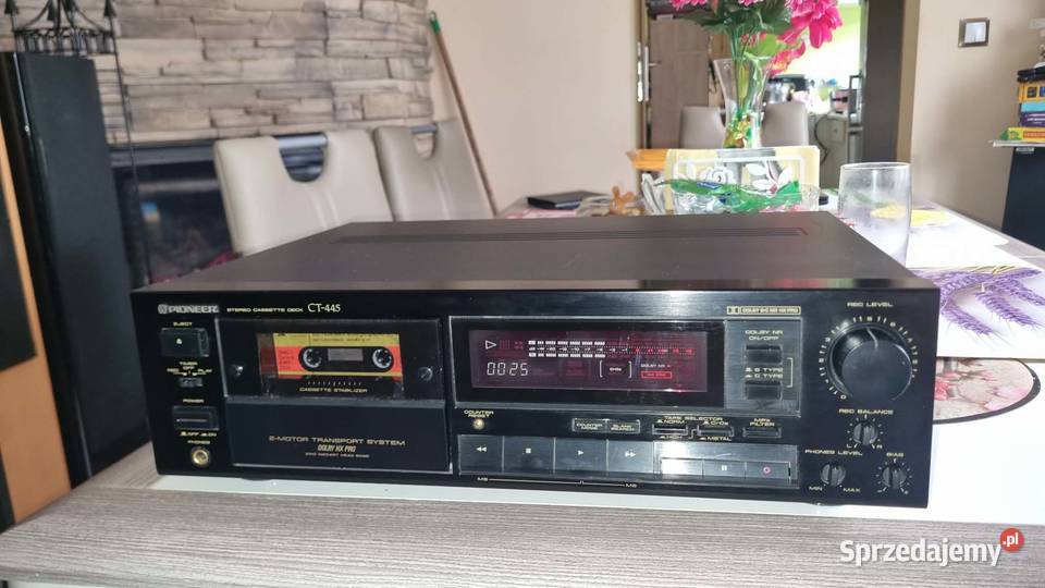 Magnetofon kasetowy Pioneer CT445 Dolby B C HX Warta