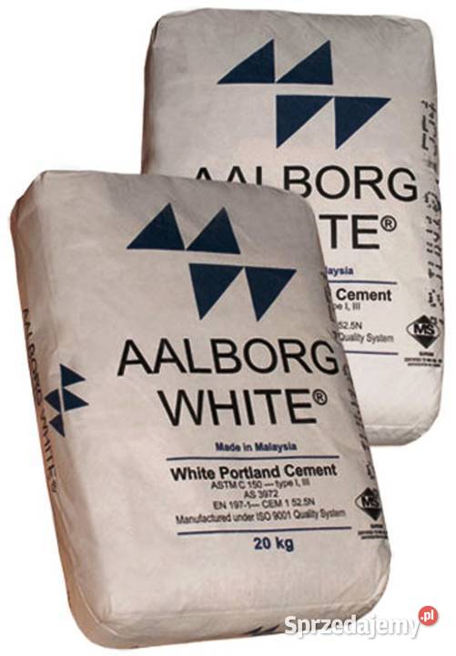 Cementy BIAŁE AALBORG WHITE i IR ROYALPROMOCJA zachodniopomorskie