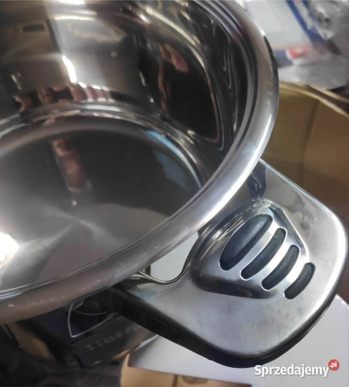 Komplet garnków Hoffner 16el garnki stalowe z